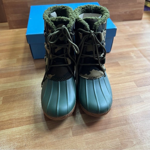 Jack Rogers green camo duck boots size 9 new in box - Picture 13 of 15
